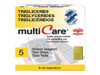 Benzi test pentru trigliceride Multicare 5 de bucati + 1 chip